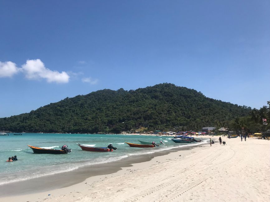 Malaysian island beach